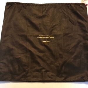 Kate Spade dust bag dark brown large
